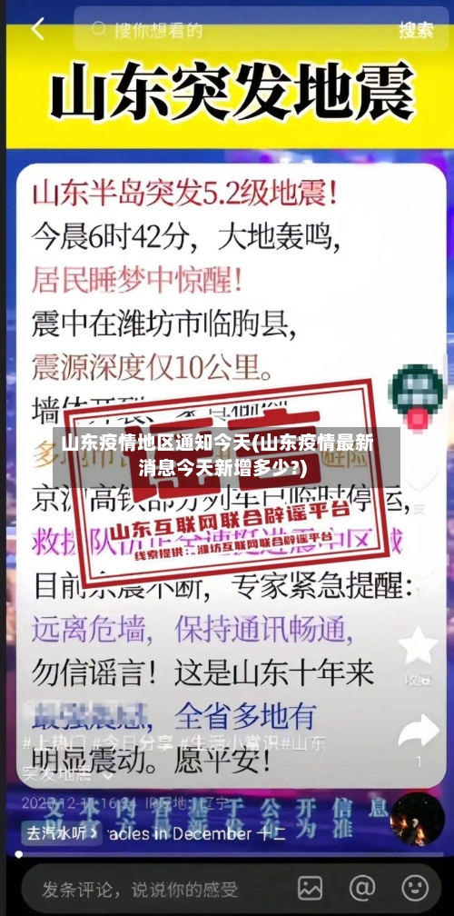 山东疫情地区通知今天(山东疫情最新消息今天新增多少?)-第2张图片