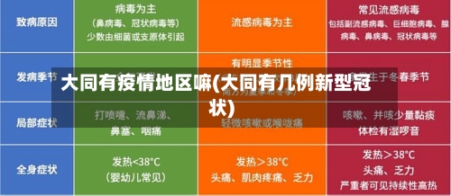 大同有疫情地区嘛(大同有几例新型冠状)