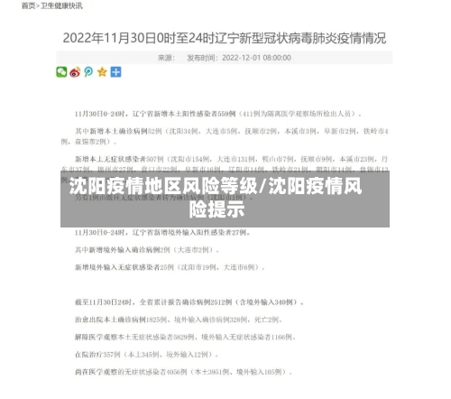 沈阳疫情地区风险等级/沈阳疫情风险提示