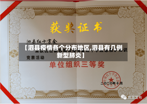 【泗县疫情各个分布地区,泗县有几例新型肺炎】-第3张图片