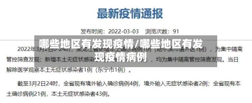 哪些地区有发现疫情/哪些地区有发现疫情病例